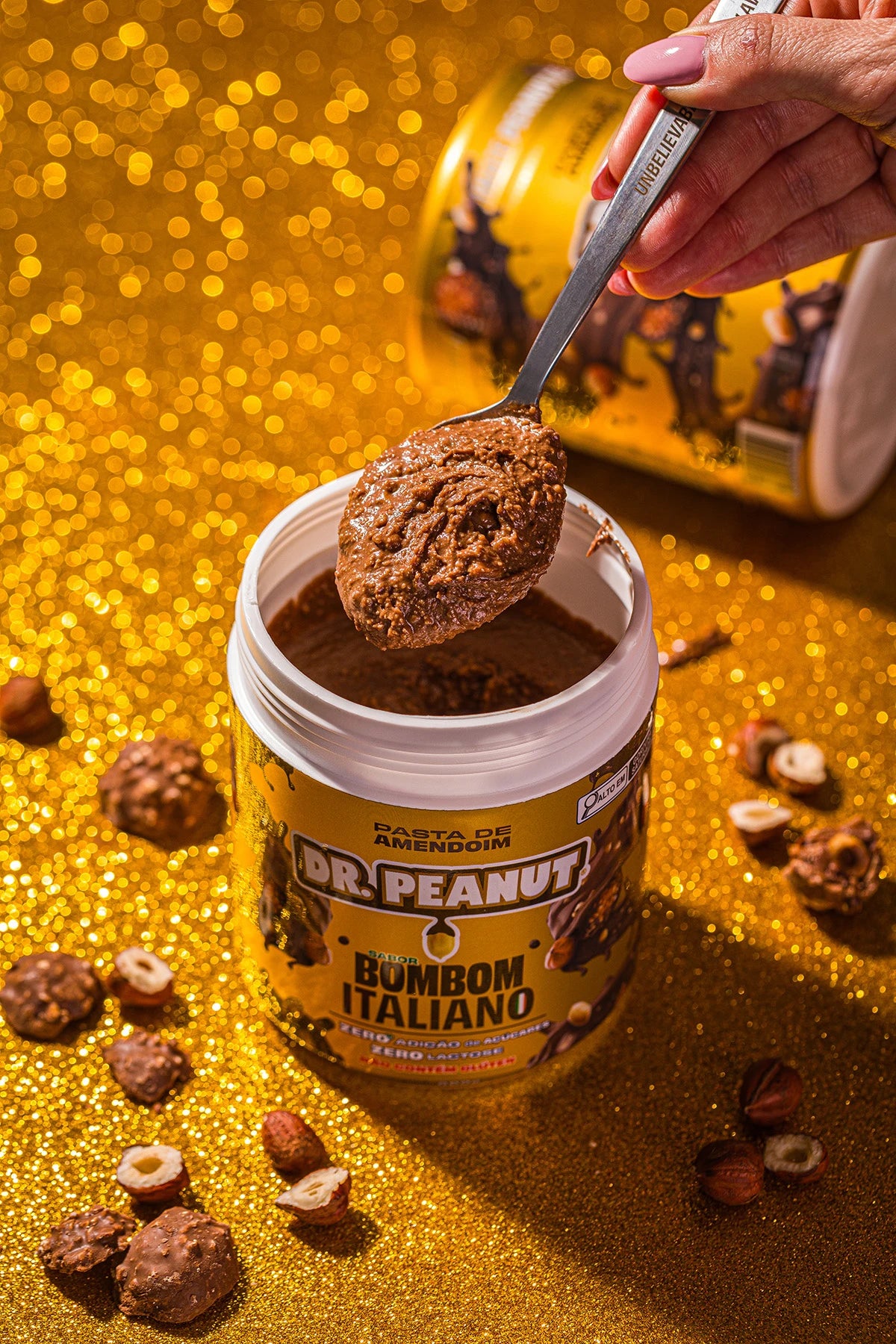Manteiga de Amendoim Sabor Bombom Italiano