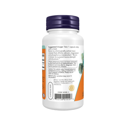 Boron 3 mg - 100 Veg Capsules