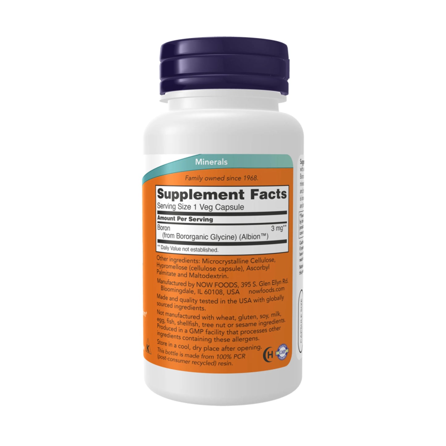 Boron 3 mg - 100 Veg Capsules