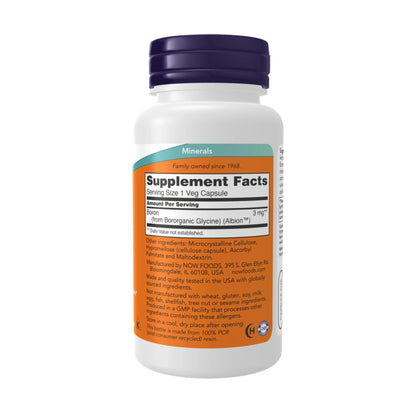 Boron 3 mg - 100 Veg Capsules