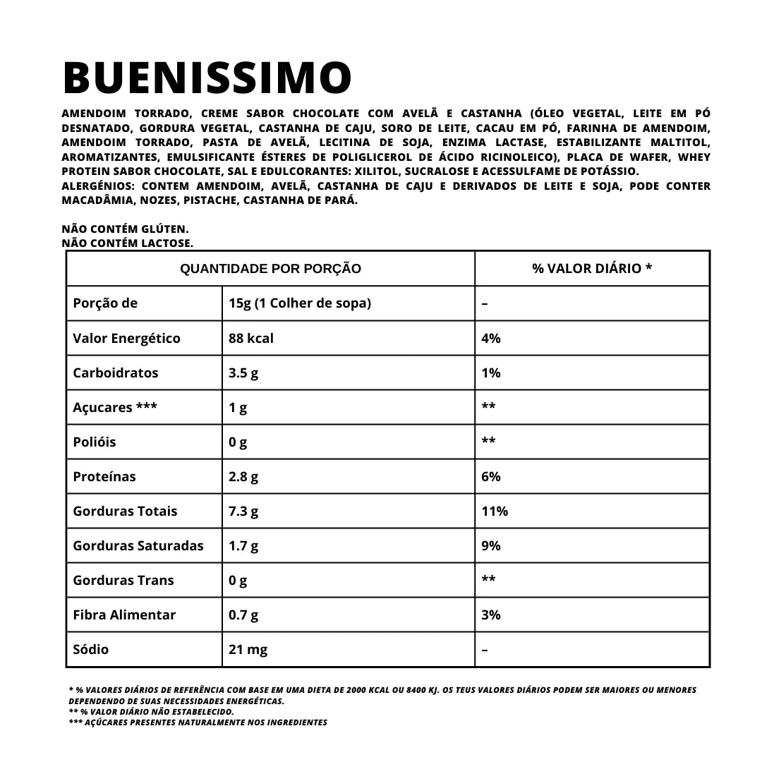 Manteiga de Amendoim Sabor Bueníssimo