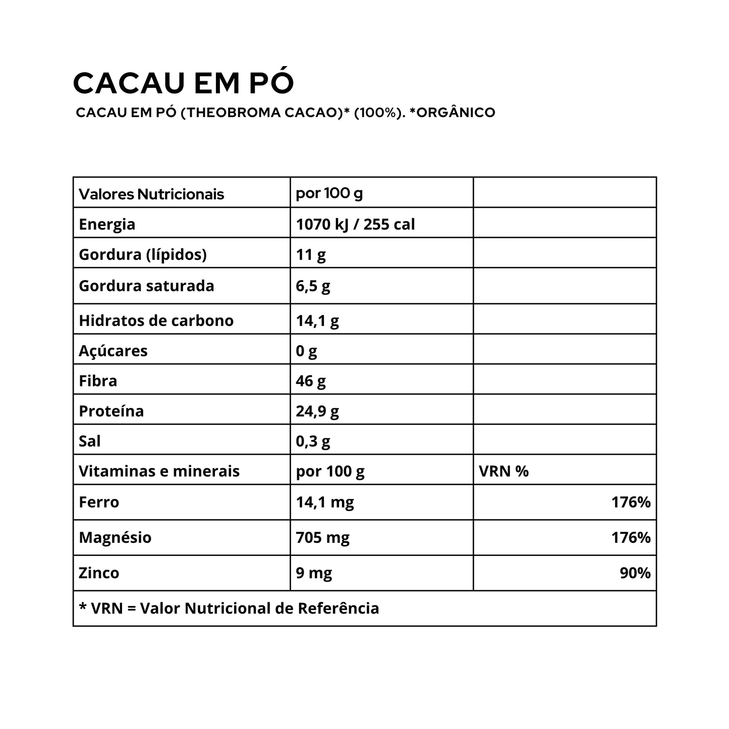 Cacao Powder Bio - 250g
