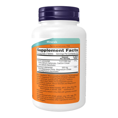 Calcium & Magnesium - 100 Tablets