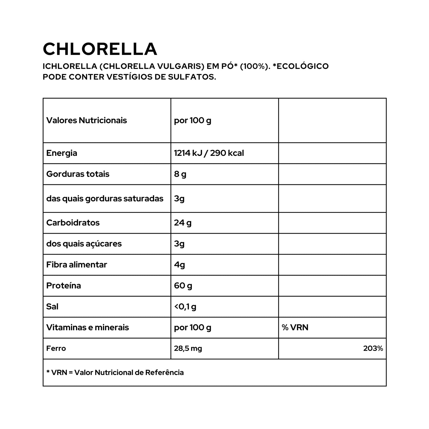 Bio Chlorella Powder - 125g