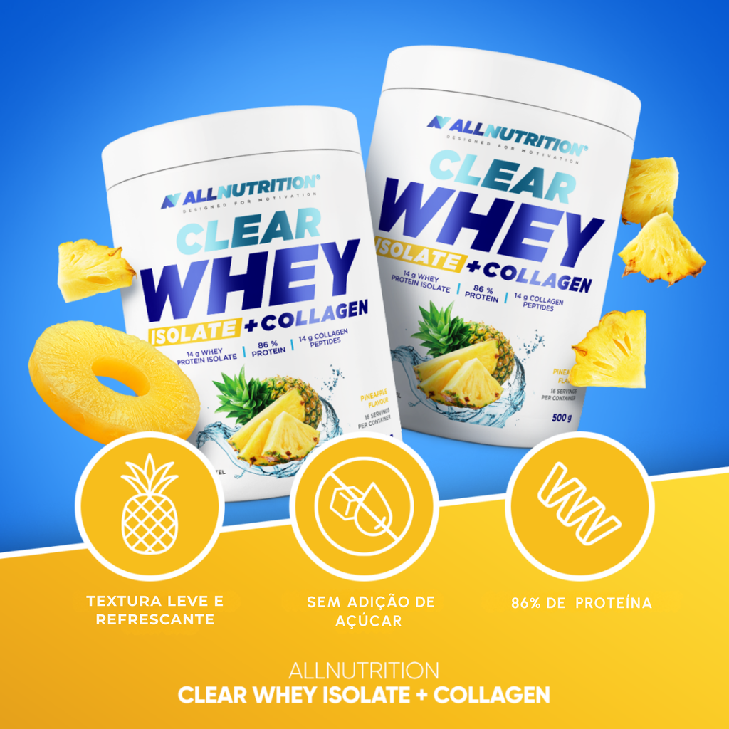 Clear Whey Protein Isolate + Collagen 500g