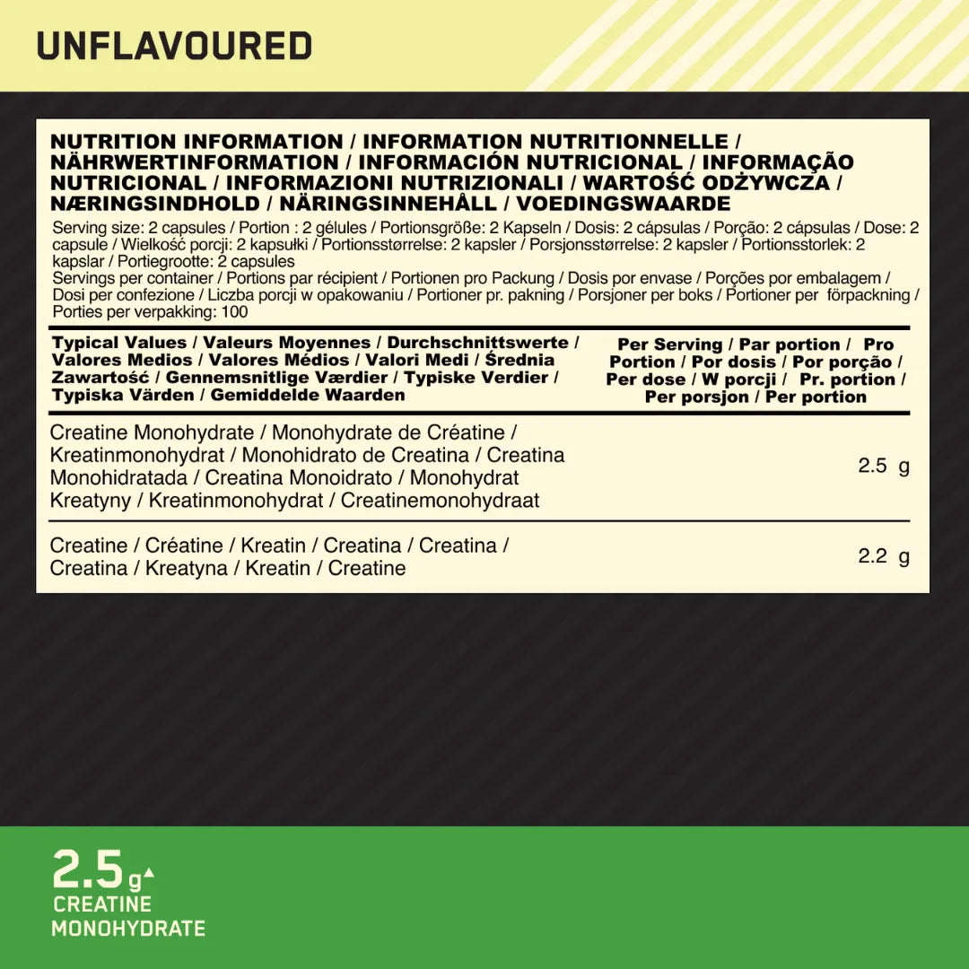 Creatine 2500 Caps