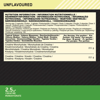 Creatine 2500 Caps
