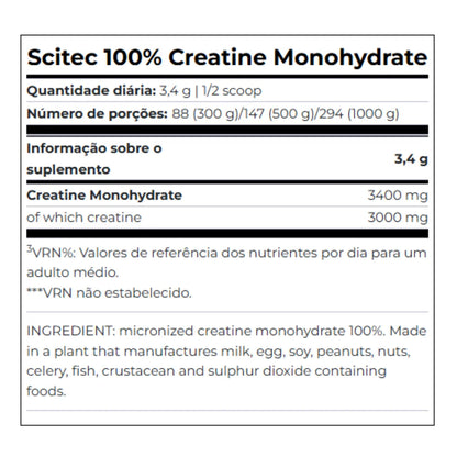 100% Creatine Monohydrate - 300g
