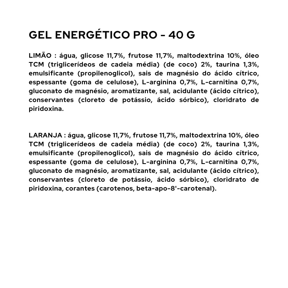 Energy Gel PRO - 40 g