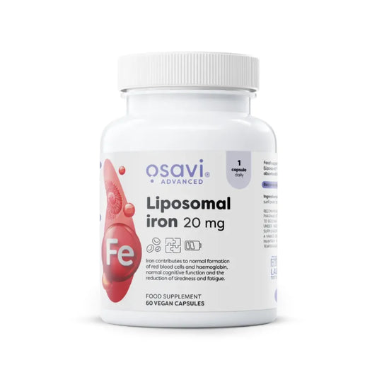 Liposomal Iron Osavi - 20 mg - 60 cápsulas