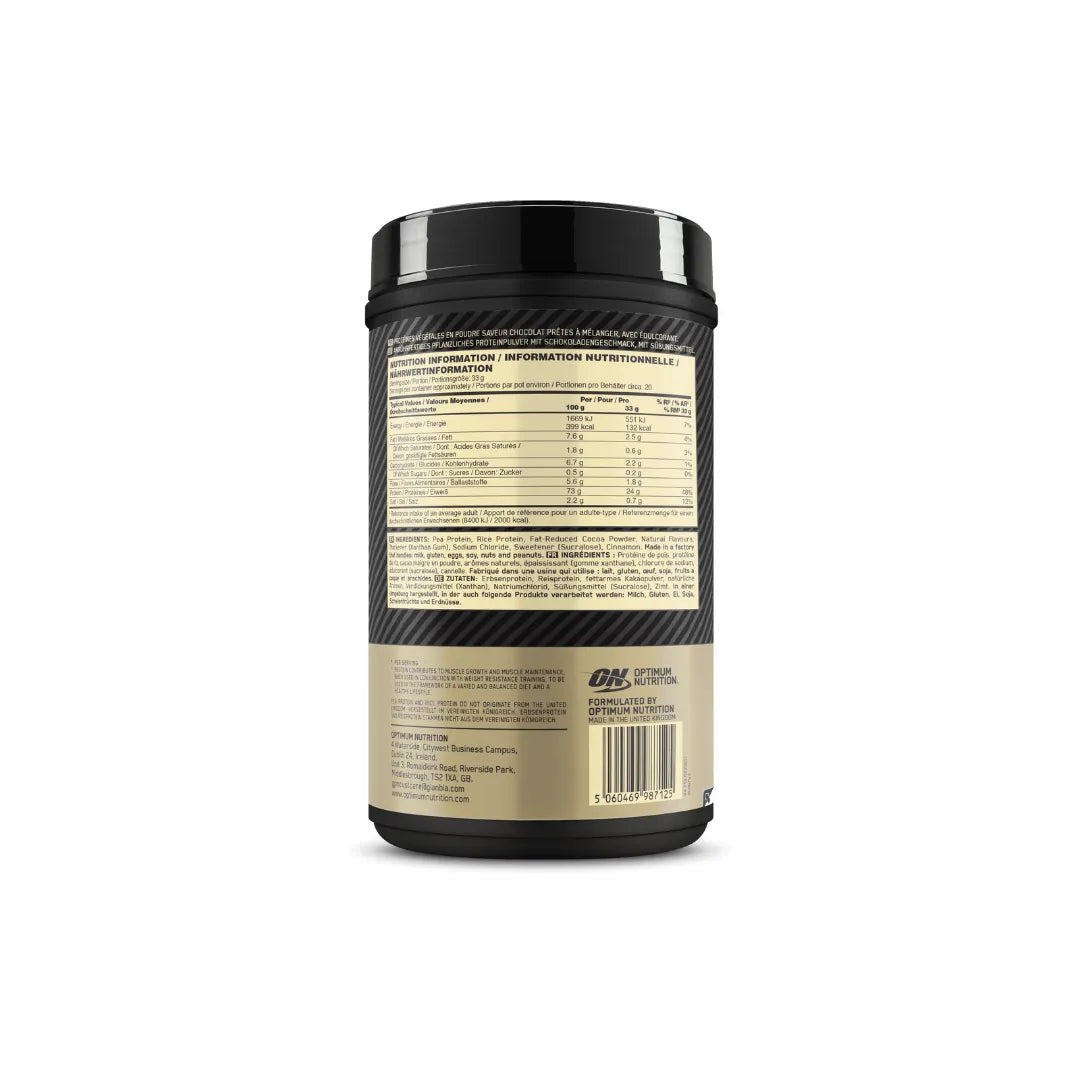 100% Plant Based Protein Gold Standard - 684g