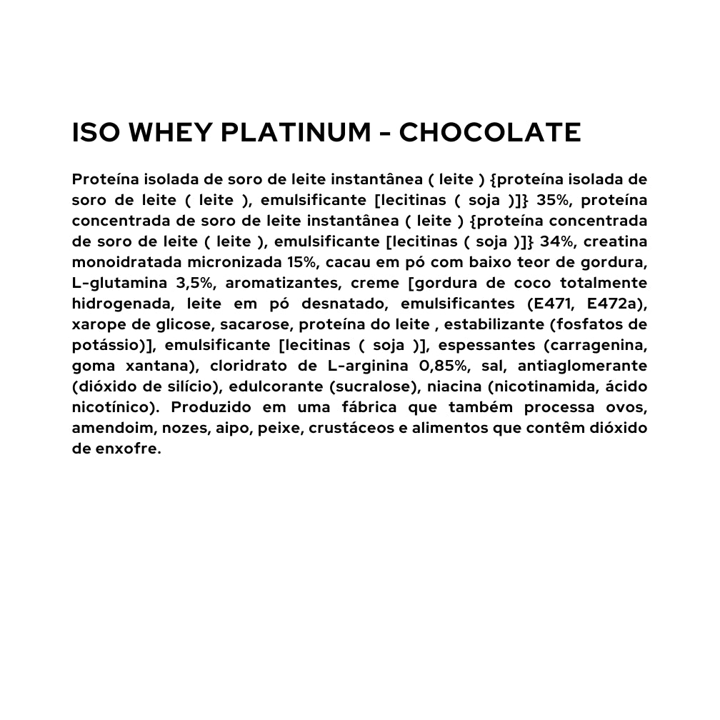 Iso Whey Platinum - 22,5g