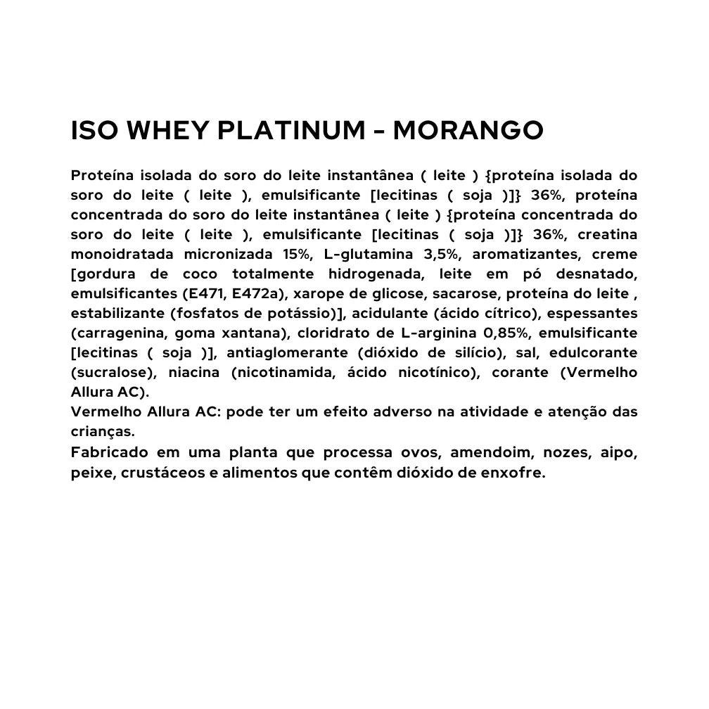 Iso Whey Platinum - 22,5g