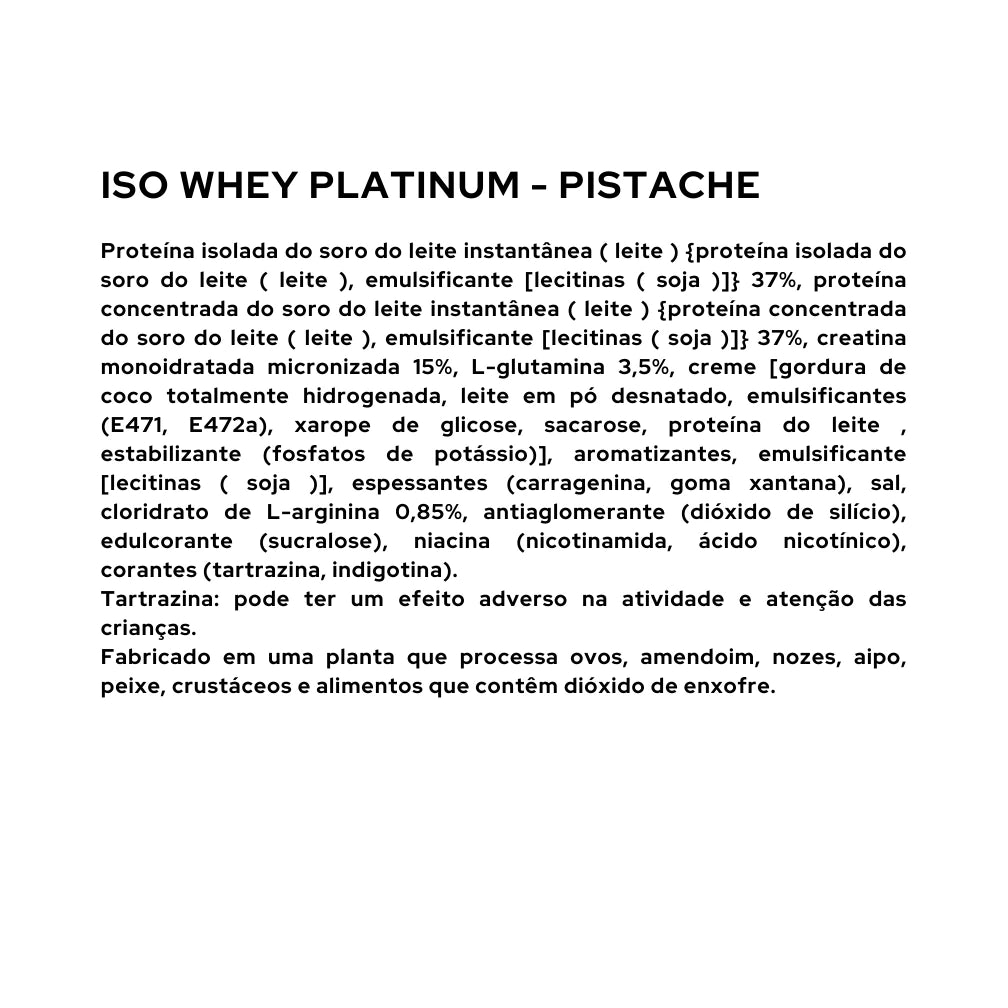 Iso Whey Platinum - 1816g