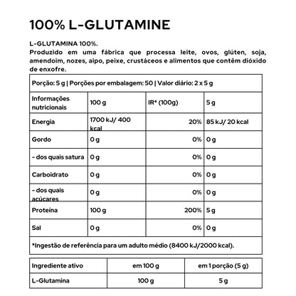 100% L-Glutamine - 240 g