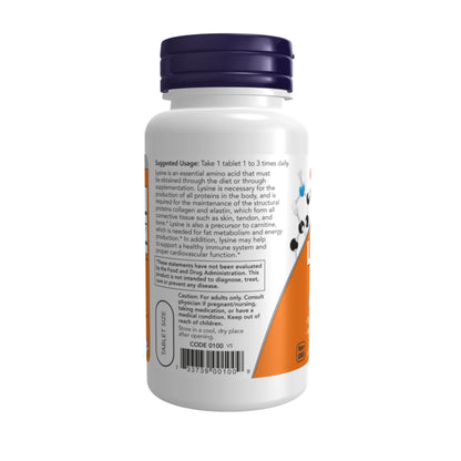 L-Lysine 500 mg - 100 Tablets