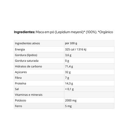 Maca em Pó Bio - 250g