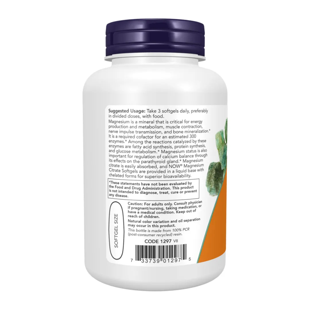 Magnesium Citrate - 180 Softgels