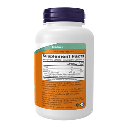 Magnesium Citrate - 180 Softgels