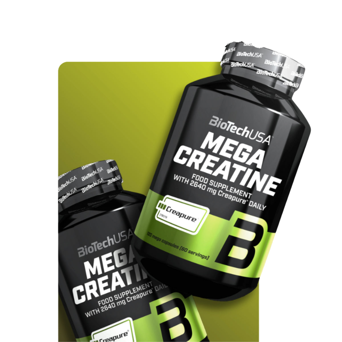 Mega Creatine BioTechUSA 120 Cápsulas