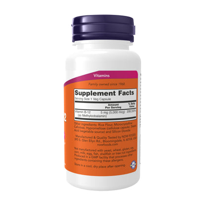 Methyl B-12 5000 mcg - 90 Veg Capsules