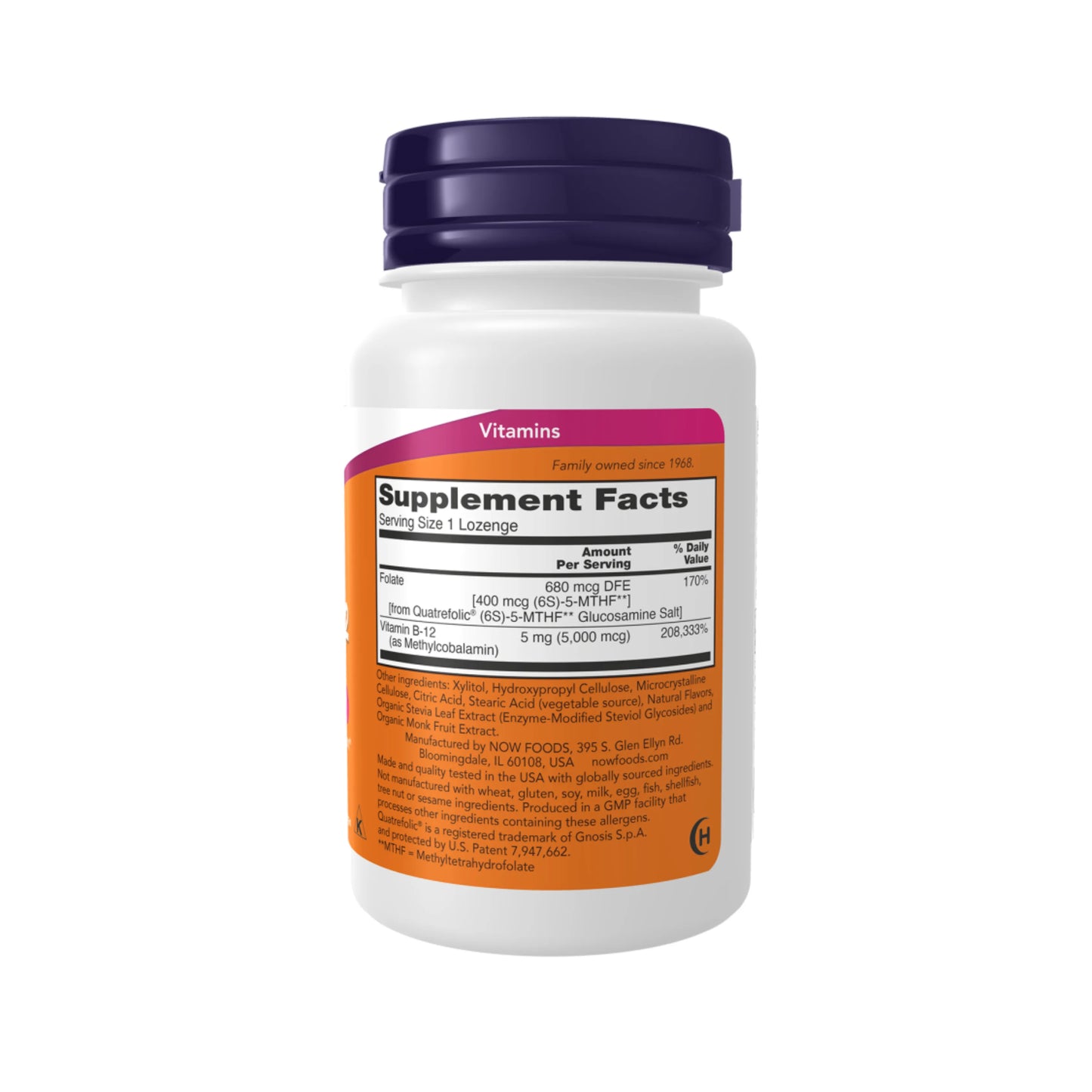 Methyl B-12 5000 mcg - 60 Lozenges