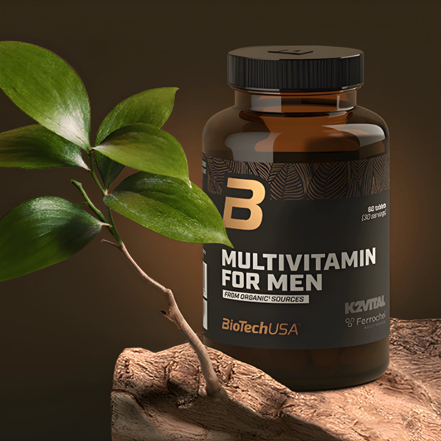 Multivitamin for Men from Organic Sources - 60 Comprimidos