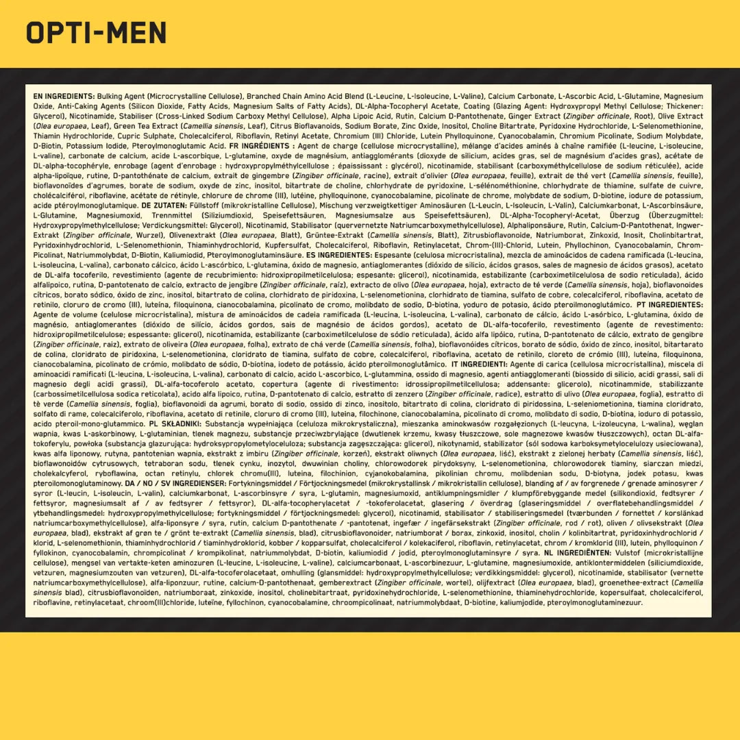 OPTI–MEN Multivitamínico