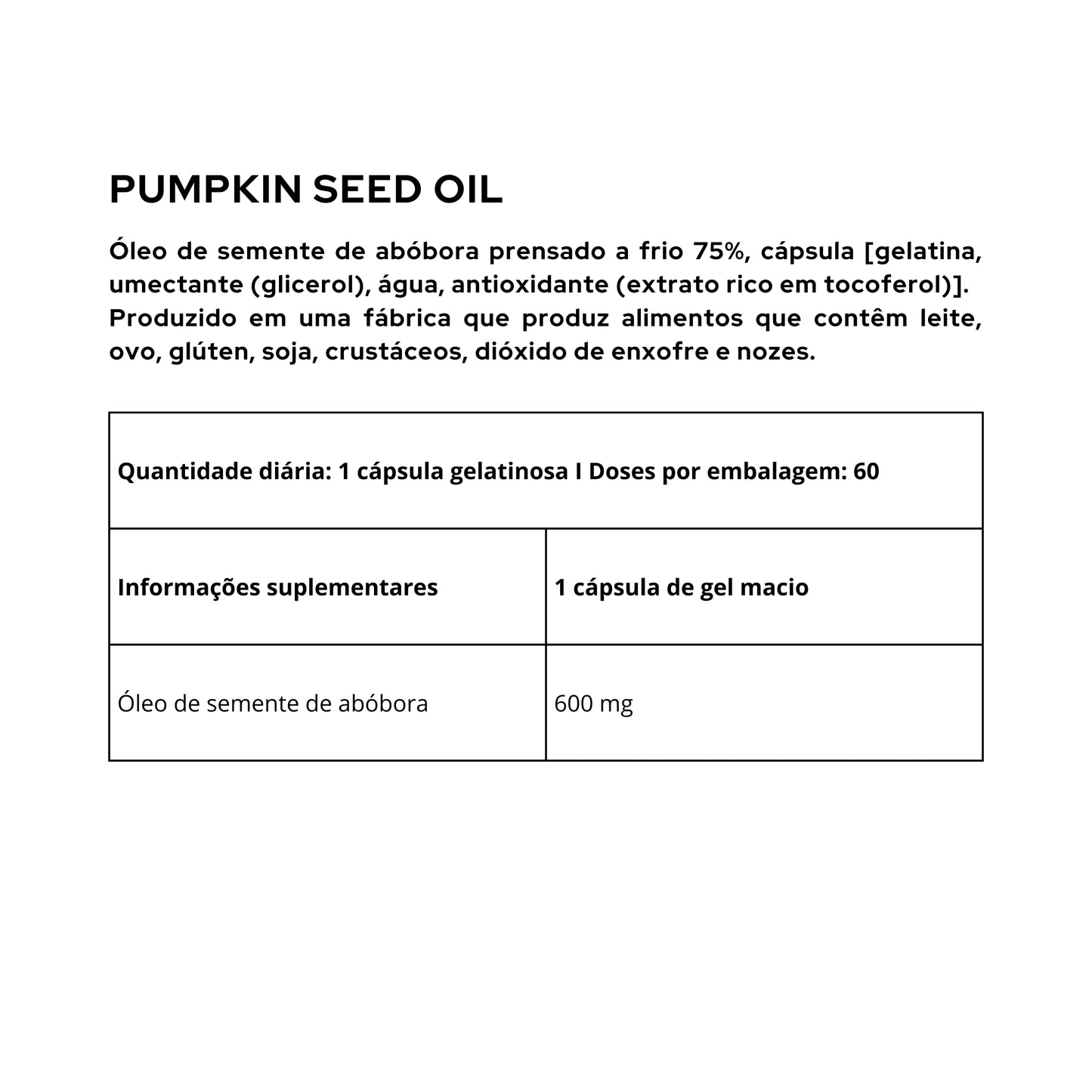 Pumpkin Seed Oil