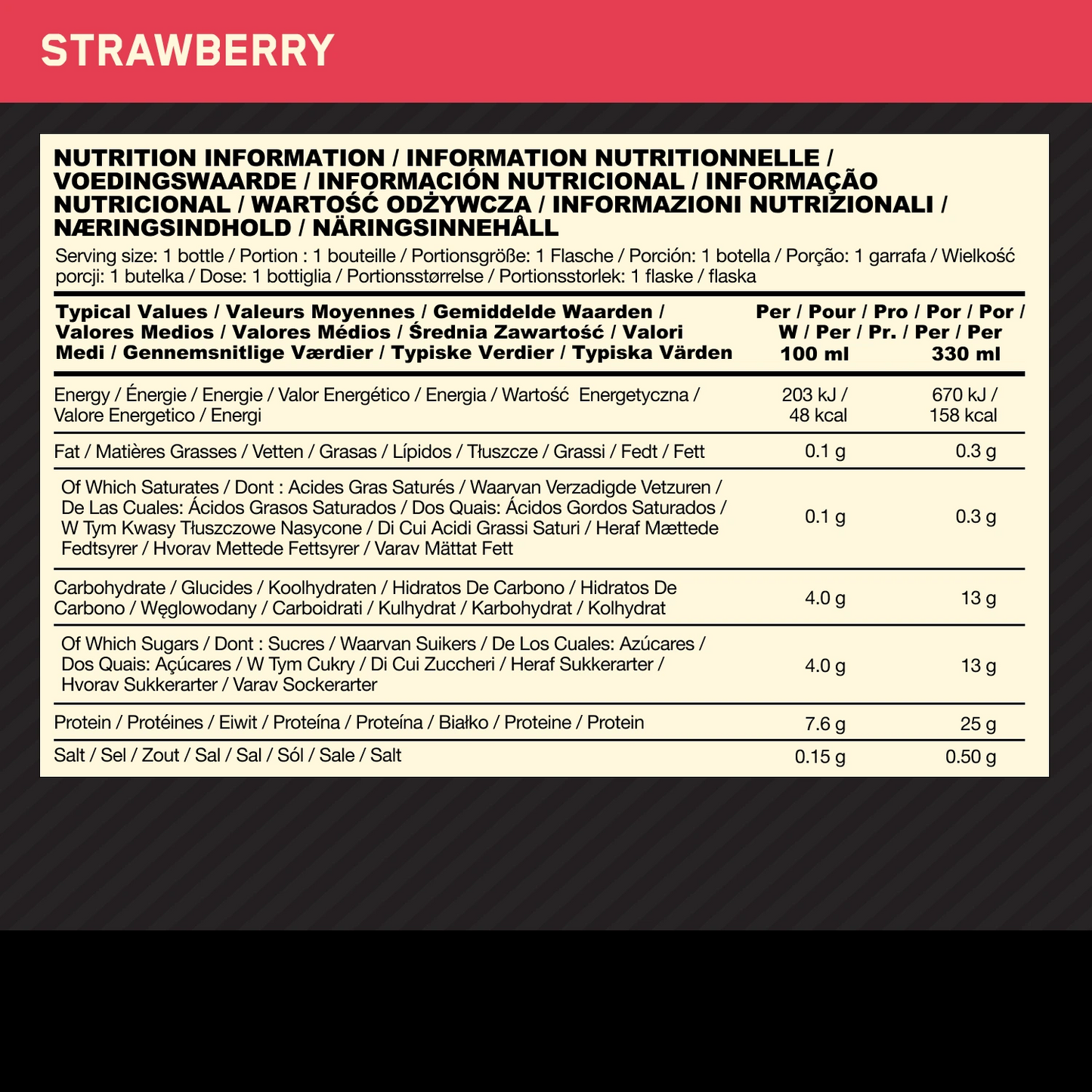 Optimum Protein Shake