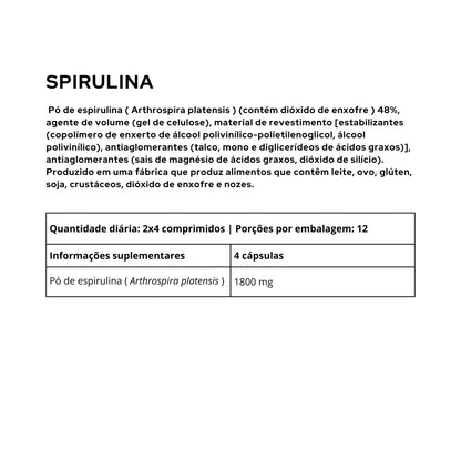 Spirulina - 100 Comprimidos