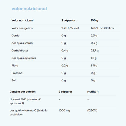 Vitamina C Lipossomal - 120 Cápsulas