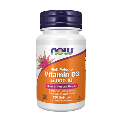 Vitamin D3 5000 IU - 120 Softgels