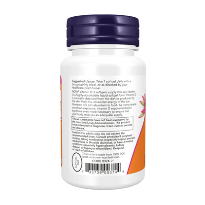 Vitamin D3 5000 IU - 120 Softgels