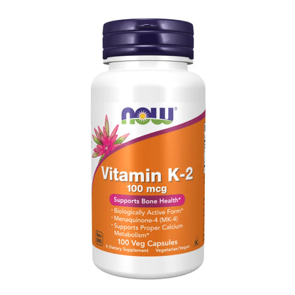 Vitamin K-2 (MK-4) 100 mcg - 100 Capsules