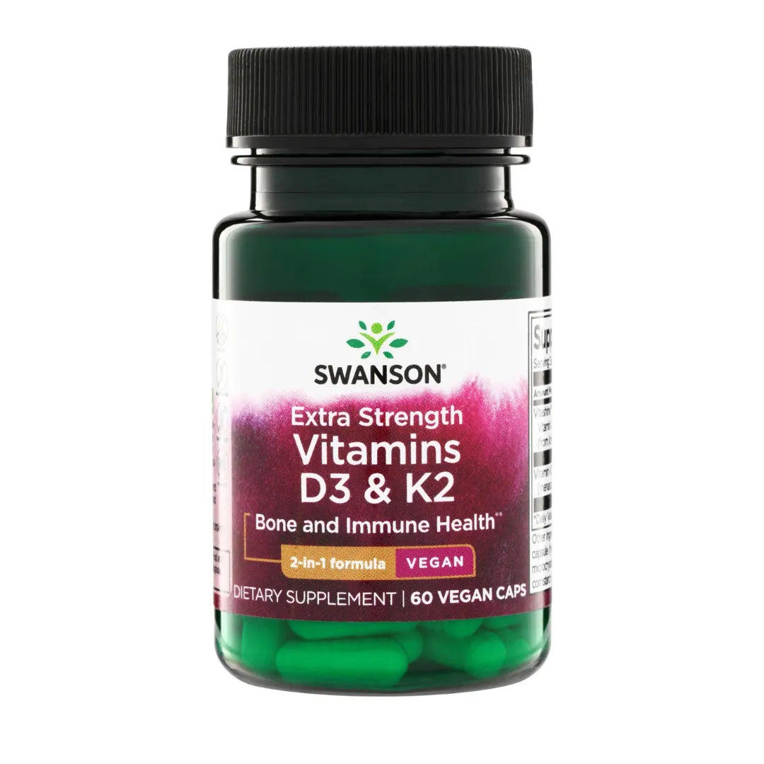 Vitamins D3 & K2 2-in-1 – 60 Vegan Caps