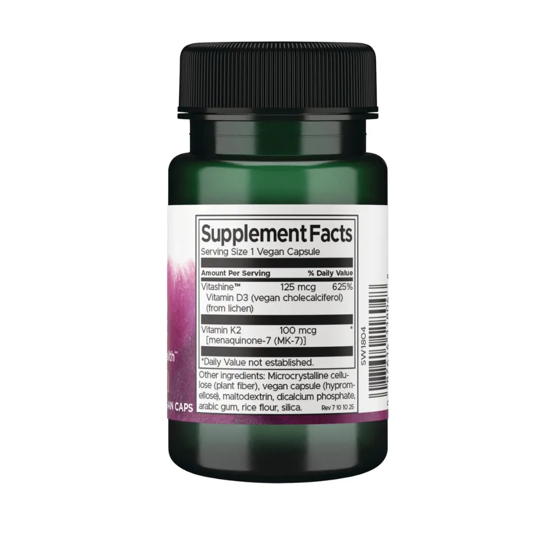 Vitamins D3 & K2 2-in-1 – 60 Vegan Caps