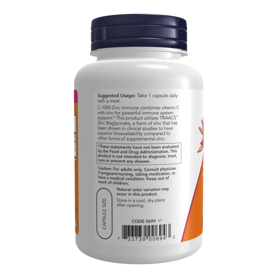 C-1000 Zinc Immune - 90 Capsules