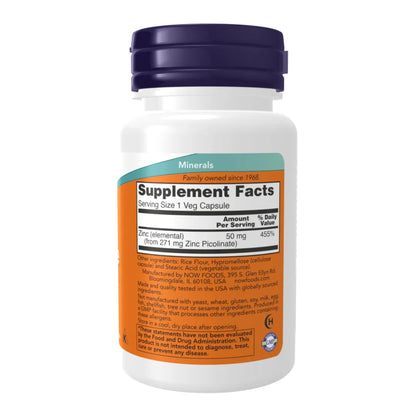 Zinc Picolinate 50 mg - 120 Capsules
